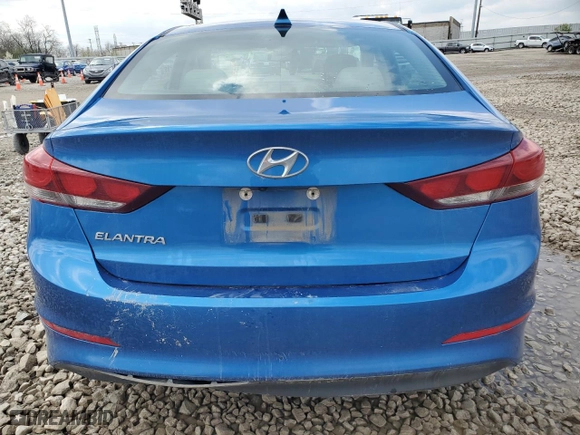 2018 Hyundai Elantra SEL with VIN 5NPD84LF2JH382957, listed as a Copart auction lot 52626315 with 119,532 mi miles and Salvage Title. Bid and sale history available at carsss.com. Image 6.