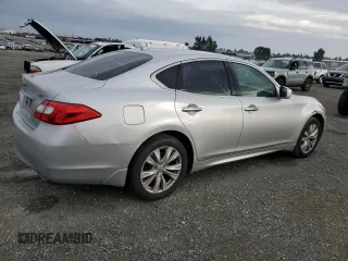 2011 Infiniti M37 with VIN JN1BY1AR4BM373982, listed as a Copart auction lot 80486364 with 165,904 mi miles and Salvage Title. Bid and sale history available at carsss.com. Image 3.