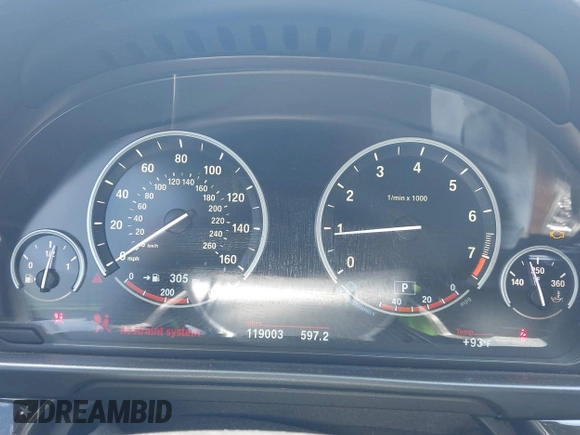 2014 BMW 5 Series 528i with VIN WBA5A5C59ED020624, listed as a IAAI auction lot 42581578 with 119,003 mi miles and . Bid and sale history available at DreamBid. Image 7.