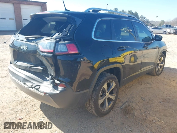2020 Jeep Cherokee Limited with VIN 1C4PJLDB4LD568404, listed as a IAAI auction lot 41627191 with 91,799 mi miles. Bid and sale history available at carsss.com. Image 4.