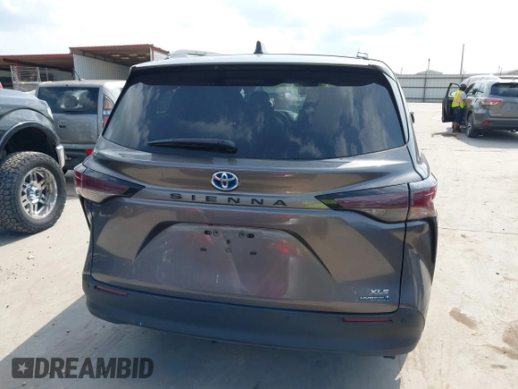 2023 Toyota Sienna XLE with VIN 5TDYRKEC4PS163555, listed as a IAAI auction lot 42102074 with 56,906 mi miles. Bid and sale history available at carsss.com. Image 16.