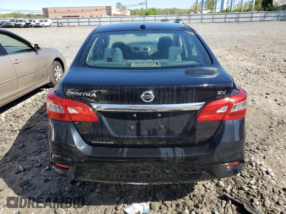2019 Nissan Sentra S with VIN 3N1AB7AP0KY455414, listed as a Copart auction lot 55027795 with 64,714 mi miles and Salvage Title. Bid and sale history available at DreamBid. Image 6.