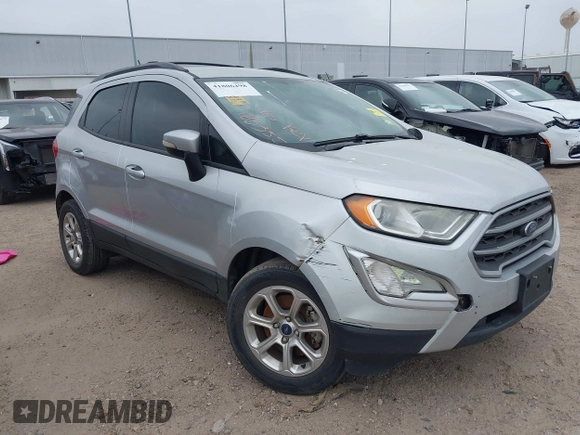 2018 Ford EcoSport SE with VIN MAJ3P1TE1JC183355, listed as a IAAI auction lot 41806498 with 112,558 mi miles. Bid and sale history available at carsss.com. Image 1.