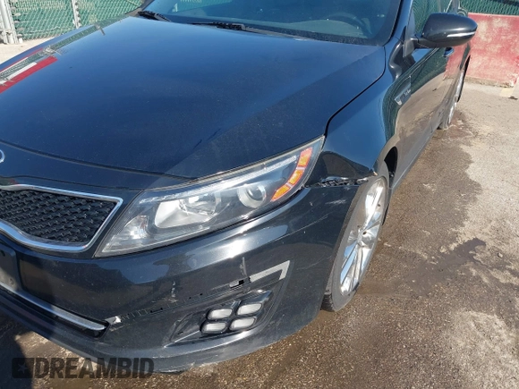 2015 Kia Optima SXL Turbo with VIN 5XXGR4A66FG359715, listed as a IAAI auction lot 41787210 with 203,761 mi miles and . Bid and sale history available at DreamBid. Image 6.
