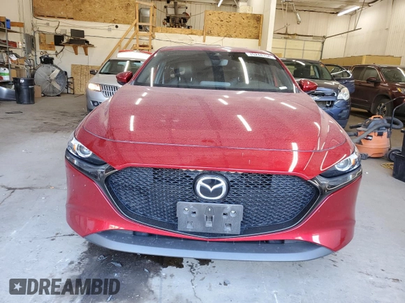 2020 Mazda 3 with VIN JM1BPBLM7L1164942, listed as a Copart auction lot 76244704 with 43,749 mi miles and Salvage title. Bid and sale history available at DreamBid. Image 5.