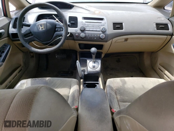 2008 Honda Civic LX with VIN 1HGFA165X8L091015, listed as a Copart auction lot 54551435 with 284,294 mi miles and Clean Title. Bid and sale history available at DreamBid. Image 8.