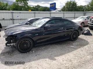 2021 Mercedes-Benz C 43 AMG with VIN W1KWJ6EB5MG099731, listed as a Copart auction lot 56369644 with 38,062 mi miles and Salvage title. Bid and sale history available at DreamBid. Image 1.