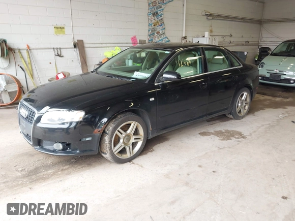 2008 Audi A4 2.0T with VIN WAUDF78E48A076493, listed as a IAAI auction lot 42588126 with 190,373 mi miles and . Bid and sale history available at DreamBid. Image 2.