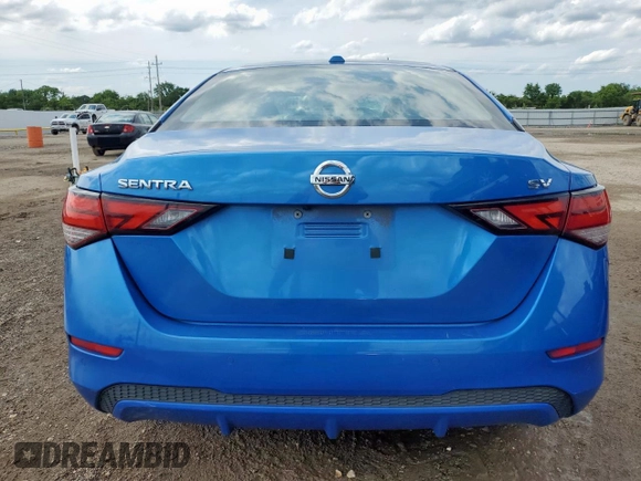 2020 Nissan Sentra SV z VIN 3N1AB8CV9LY304963, wystawiony jako Copart lot #58647745 z przebiegiem 86 868 mil mil oraz Szkoda całkowita • Salvage title. Historia ofert i sprzedaży dostępna na DreamBid. Obrazek 6.