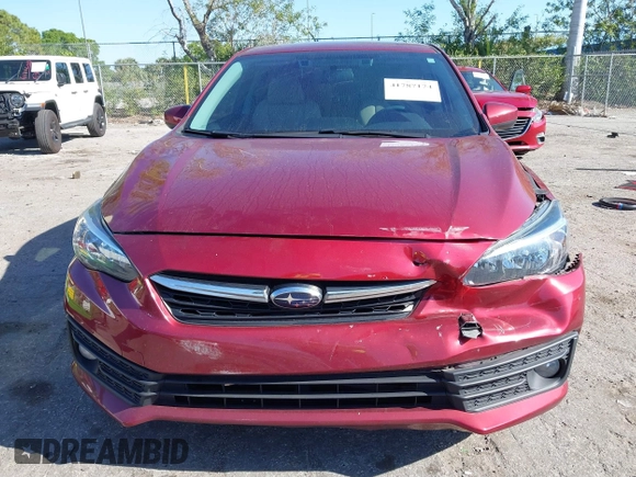 2022 Subaru Impreza Premium with VIN 4S3GKAD63N3606055, listed as a IAAI auction lot 41787174 with 37,512 mi miles and . Bid and sale history available at DreamBid. Image 13.