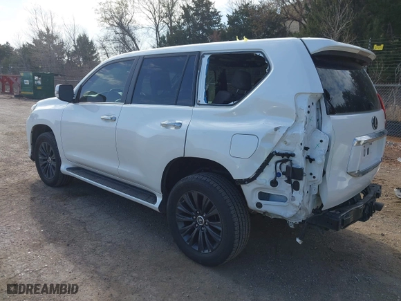 2020 Lexus GX with VIN JTJAM7BX9L5256329, listed as a IAAI auction lot 41752935 with 84,822 mi miles. Bid and sale history available at carsss.com. Image 3.