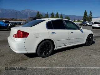 2006 Infiniti G35 with VIN JNKCV51E16M504059, listed as a Copart auction lot 78990024 with 126,145 mi miles and Salvage Title. Bid and sale history available at DreamBid. Image 3.