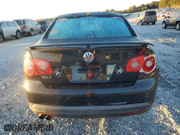 2006 Volkswagen Jetta Sedan GLI 2.0L Turbo with VIN 3VWTJ71K86M814502, listed as a Copart auction lot 75457924 with 213,892 mi miles and Salvage Title. Bid and sale history available at carsss.com. Image 6.