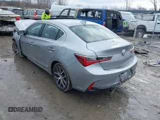2020 Acura ILX w/Premium Pkg with VIN 19UDE2F70LA005511, listed as a IAAI auction lot 41653952 with 28,853 mi miles. Bid and sale history available at carsss.com. Image 3.