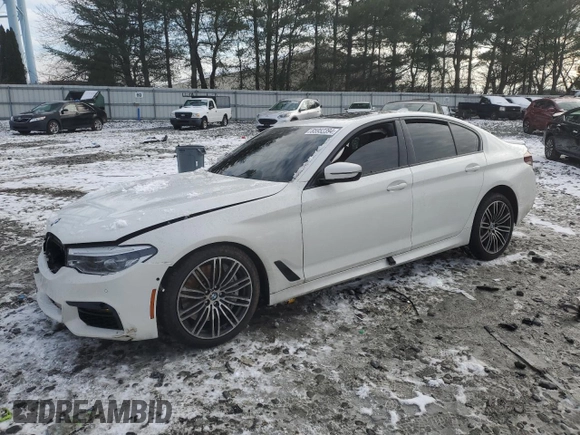 2020 BMW 5 Series 540i xDrive z VIN WBAJS3C00LCE47958, wystawiony jako Copart lot #85952394 z przebiegiem 51 849 mil mil oraz Szkoda całkowita • Salvage title. Historia ofert i sprzedaży dostępna na DreamBid. Obrazek 1.