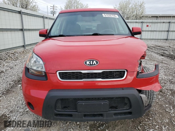 2011 Kia Soul + with VIN KNDJT2A29B7202031, listed as a Copart auction lot 51232755 with 106,497 mi miles and Salvage Title. Bid and sale history available at carsss.com. Image 5.