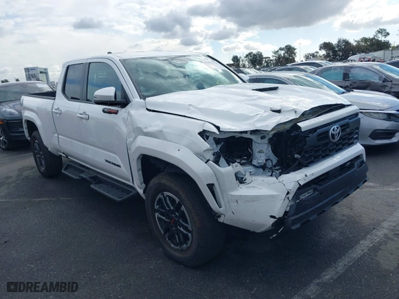 2024 Toyota Tacoma 4WD SR5 with VIN 3TYLB5JNXRT007339, listed as a IAAI auction lot 41432778 with 4,038 mi miles. Bid and sale history available at carsss.com. Image 1.