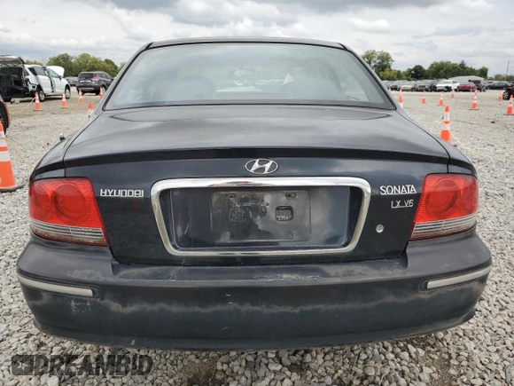 2002 Hyundai Sonata GLS with VIN KMHWF35H52A615774, listed as a Copart auction lot 72336474 with 156,588 mi miles and Salvage Title. Bid and sale history available at carsss.com. Image 6.