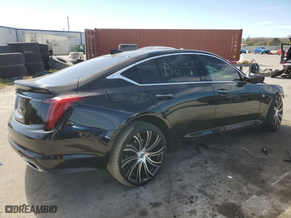 2023 Cadillac CT5 Premium Luxury with VIN 1G6DN5RK0P0134086, listed as a Copart auction lot 47732345 with NaN miles and Non Repairable. Bid and sale history available at carsss.com. Image 3.