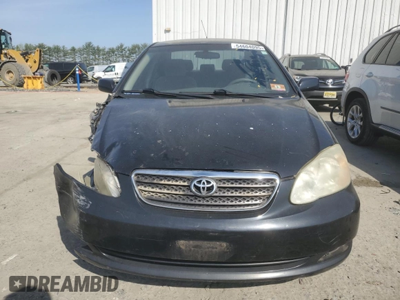 2007 Toyota Corolla CE with VIN 2T1BR32E27C756003, listed as a Copart auction lot 54604095 with 159,580 mi miles and Clean Title. Bid and sale history available at carsss.com. Image 5.