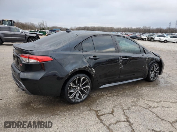 2020 Toyota Corolla SE with VIN 5YFP4RCE0LP013842, listed as a Copart auction lot 47954995 with 80,265 mi miles and Non Repairable. Bid and sale history available at carsss.com. Image 3.
