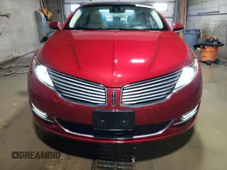 2014 Lincoln MKZ Hybrid with VIN 3LN6L2LUXER828698, listed as a Copart auction lot 52530265 with 90,601 mi miles and Salvage Title. Bid and sale history available at DreamBid. Image 5.