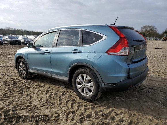 2014 Honda CR-V EX-L with VIN 2HKRM4H7XEH686529, listed as a Copart auction lot 51066765 with 92,065 mi miles and Salvage Title. Bid and sale history available at carsss.com. Image 2.