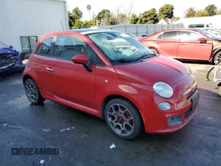 2012 FIAT 500 Sport z VIN 3C3CFFBRXCT265076, wystawiony jako Copart lot #44027935 z przebiegiem 141 478 mil mil oraz Szkody całkowita. Historia ofert i sprzedaży dostępna na DreamBid. Obrazek 4.