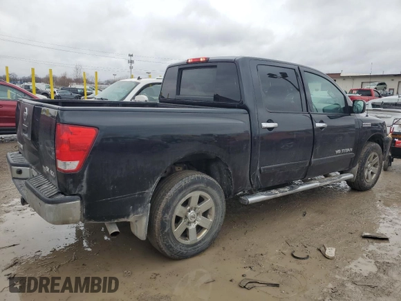 2012 Nissan Titan S with VIN 1N6AA0EC5CN320679, listed as a Copart auction lot 43398135 with 219,604 mi miles and Salvage Title. Bid and sale history available at carsss.com. Image 3.