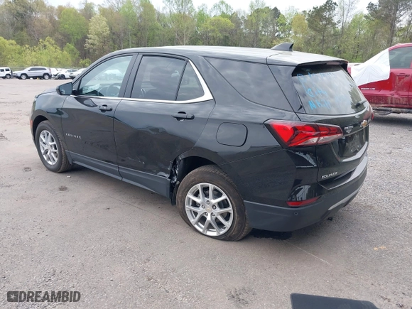 2023 Chevrolet Equinox LT with VIN 3GNAXUEGXPL262836, listed as a IAAI auction lot 41897111 with 46,179 mi miles. Bid and sale history available at carsss.com. Image 3.