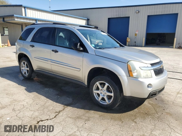 2007 Chevrolet Equinox LS with VIN 2CNDL23FX76089867, listed as a Copart auction lot 54889475 with 90,959 mi miles and Salvage Title. Bid and sale history available at DreamBid. Image 4.
