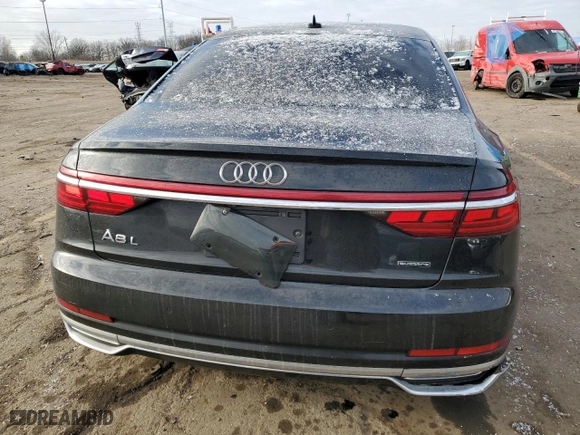 2019 Audi A8 L with VIN WAU8DAF86KN002686, listed as a Copart auction lot 83346734 with 0 mi miles and Clean Title. Bid and sale history available at carsss.com. Image 6.