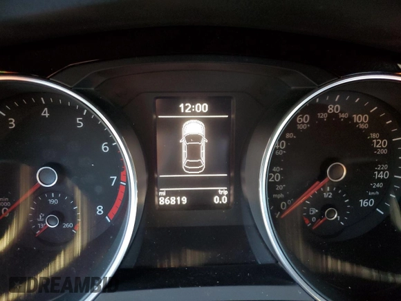 2017 Volkswagen Jetta SEL with VIN 3VWL17AJ9HM222858, listed as a Copart auction lot 61247685 with 86,819 mi miles and Salvage title. Bid and sale history available at DreamBid. Image 9.