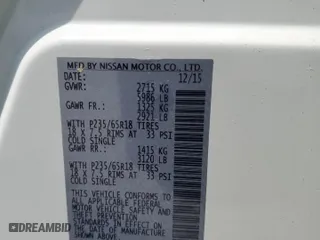 2016 Nissan Pathfinder SV with VIN 5N1AR2MM1GC608987, listed as a Copart auction lot 52672025 with 131,211 mi miles and Clean Title. Bid and sale history available at carsss.com. Image 13.