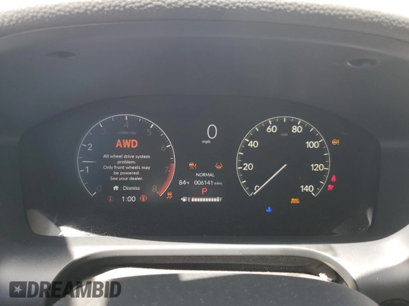 2024 Honda HR-V EX-L with VIN 3CZRZ2H75RM741856, listed as a Copart auction lot 56608415 with 6,141 mi miles and Salvage title. Bid and sale history available at DreamBid. Image 9.