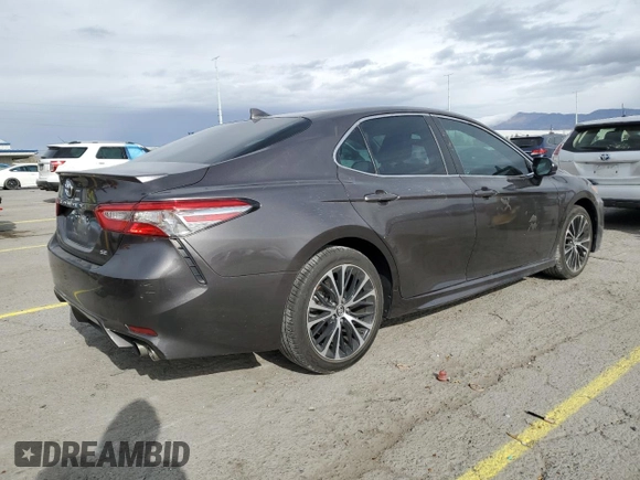 2019 Toyota Camry LE with VIN 4T1B11HK2KU804048, listed as a Copart auction lot 49124945 with 57,710 mi miles and Salvage Title. Bid and sale history available at carsss.com. Image 3.