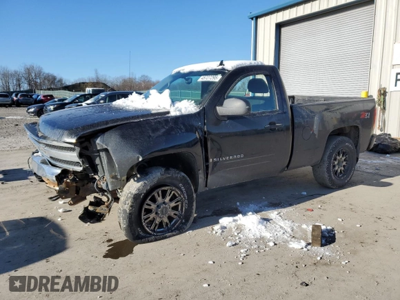 2008 Chevrolet Silverado 1500 Work Truck with VIN 1GCEK14C38Z101292, listed as a Copart auction lot 45727295 with 134,746 mi miles and Salvage Title. Bid and sale history available at carsss.com. Image 1.