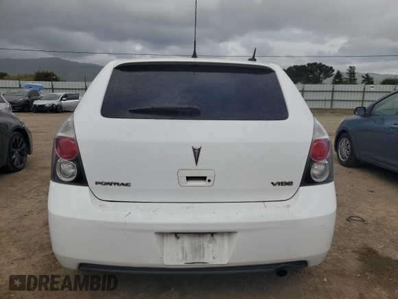 2009 Pontiac Vibe 1SB with VIN 5Y2SP67019Z433171, listed as a Copart auction lot 50663575 with 145,056 mi miles and Salvage Title. Bid and sale history available at DreamBid. Image 6.