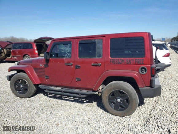 2011 Jeep Wrangler Unlimited Sahara with VIN 1J4BA5H14BL524912, listed as a Copart auction lot 46039935 with 152,782 mi miles and Salvage Title. Bid and sale history available at carsss.com. Image 2.