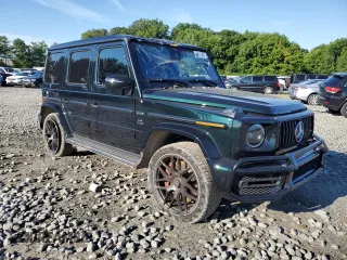 2023 Mercedes-Benz G 63 AMG with VIN W1NYC7HJ6PX489143, listed as a Copart auction lot 66113874 with 9,575 mi miles and Salvage Title. Bid and sale history available at DreamBid. Image 4.