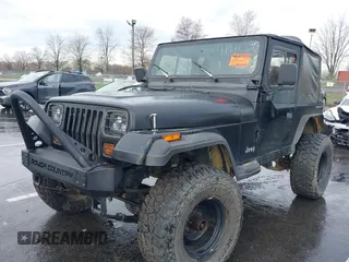 1995 Jeep Wrangler S with VIN 1J4FY19P0SP258399, listed as a IAAI auction lot 41970320 with 151,621 mi miles. Bid and sale history available at carsss.com. Image 2.
