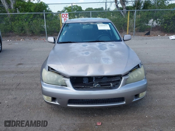 2003 Lexus IS 300 with VIN JTHBD192730074509, listed as a IAAI auction lot 42049035 with 296,596 mi miles. Bid and sale history available at carsss.com. Image 6.