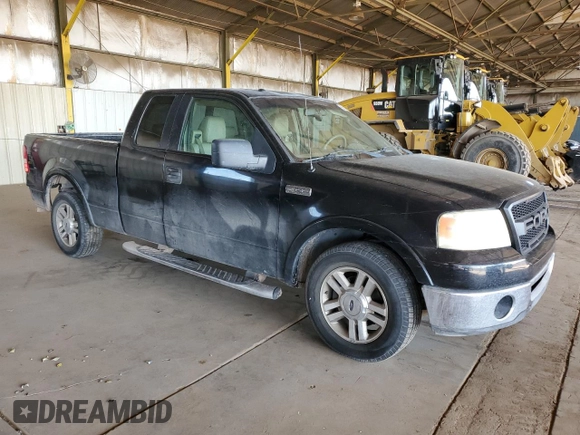 2006 Ford F-150 XL with VIN 1FTPX12V56FB78369, listed as a Copart auction lot 56355365 with 224,479 mi miles and Salvage title. Bid and sale history available at DreamBid. Image 4.