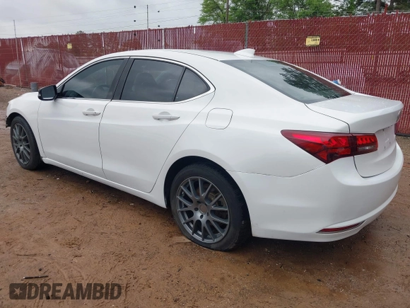 2015 Acura TLX V6 Tech with VIN 19UUB2F55FA024728, listed as a IAAI auction lot 41933939 with 185,413 mi miles. Bid and sale history available at carsss.com. Image 3.