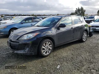 2013 Mazda 3 i Touring with VIN JM1BL1L85D1707327, listed as a Copart auction lot 84554514 with 134,704 mi miles and Salvage title. Bid and sale history available at DreamBid. Image 1.