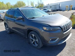 2019 Jeep Cherokee Limited with VIN 1C4PJMDX0KD319579, listed as a IAAI auction lot 42116163 with 94,013 mi miles. Bid and sale history available at carsss.com. Image 1.