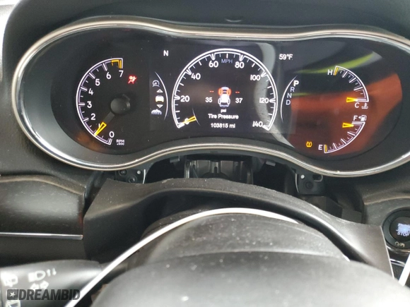 2017 Jeep Grand Cherokee Limited with VIN 1C4RJFBG5HC760310, listed as a Copart auction lot 86586684 with 103,815 mi miles and Salvage Title. Bid and sale history available at carsss.com. Image 9.