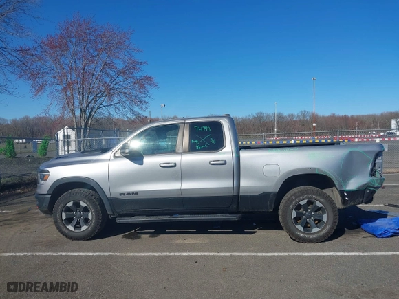 2019 Ram 1500 Rebel with VIN 1C6SRFET2KN671753, listed as a IAAI auction lot 41889166 with 72,883 mi miles. Bid and sale history available at carsss.com. Image 15.