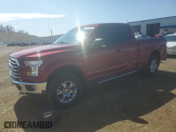 2016 Ford F-150 XLT with VIN 1FTEX1EP5GKD72106, listed as a Copart auction lot 50805365 with 121,738 mi miles and Non Repairable. Bid and sale history available at carsss.com. Image 1.
