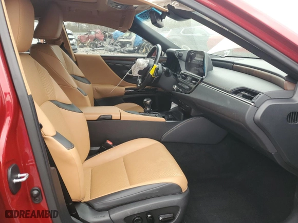 2022 Lexus ES with VIN 58ADZ1B15NU115491, listed as a Copart auction lot 48785495 with 49,130 mi miles and Salvage Title. Bid and sale history available at carsss.com. Image 7.